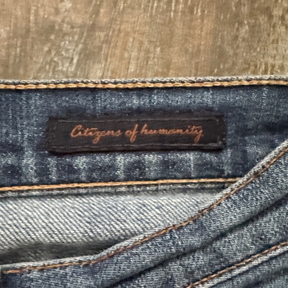 Citizens Of Humanity Low Rise Blue Boot Cut Jeans - Picture 4 of 12